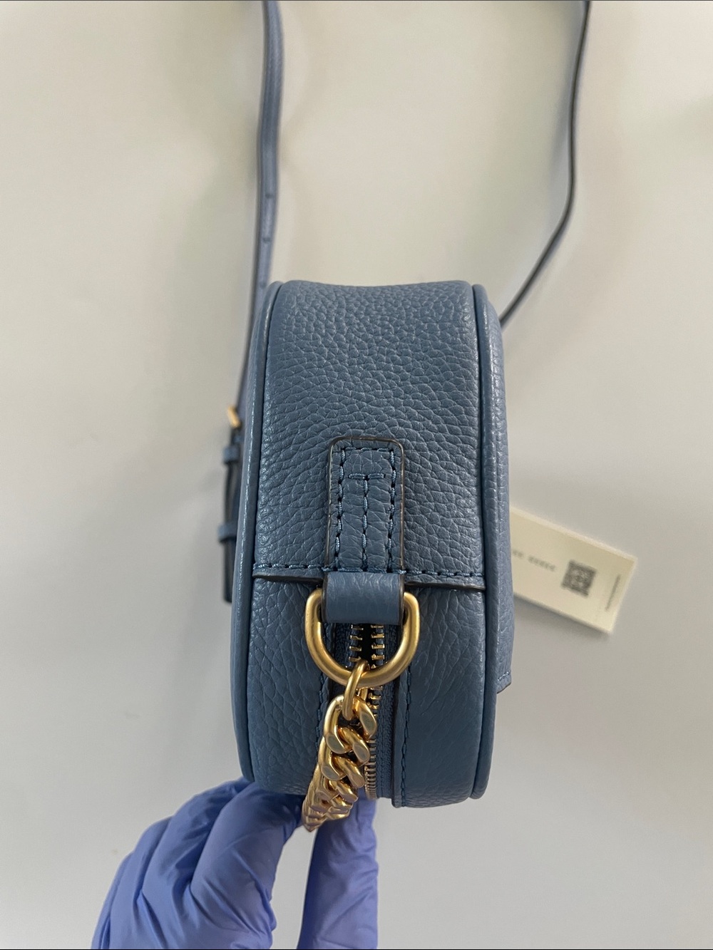 NWT Tory Burch McGraw Camera Bag Crossbody Pebbled Leather - Picture 7 of 12
